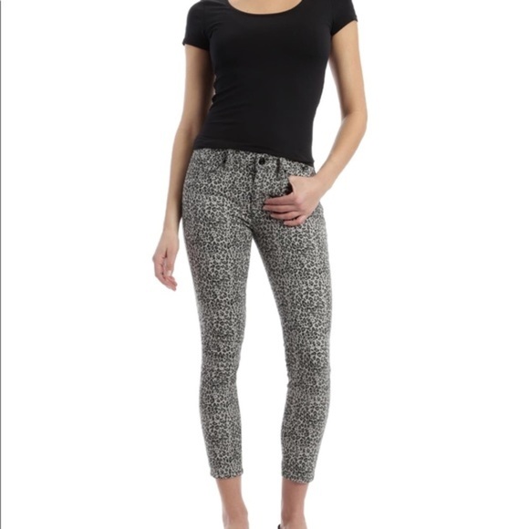 NWT Mavi Grey Tess Leo Cropped Skinny Jeans - Picture 2 of 15